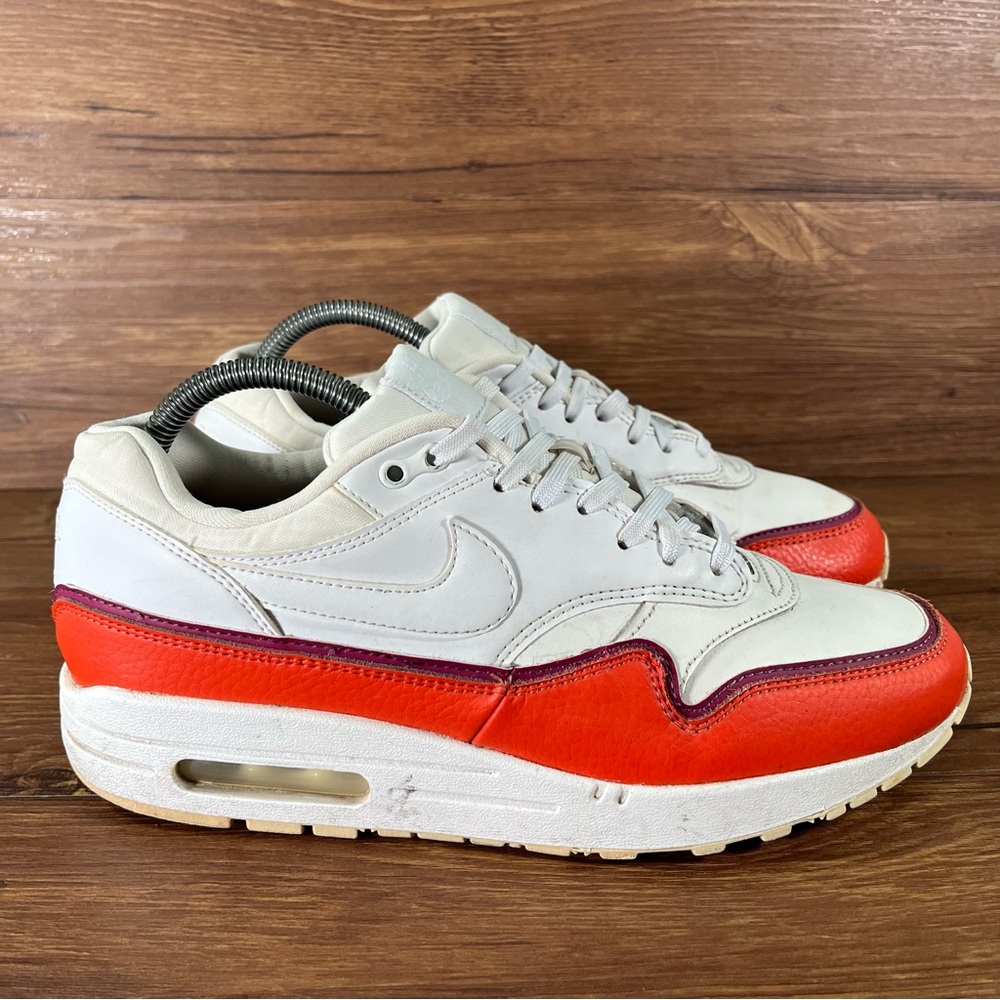 NIKE AIR MAX 1 ‘Double Layer Red’ Leather Sneakers Women’s Size 10‎ Shoes
